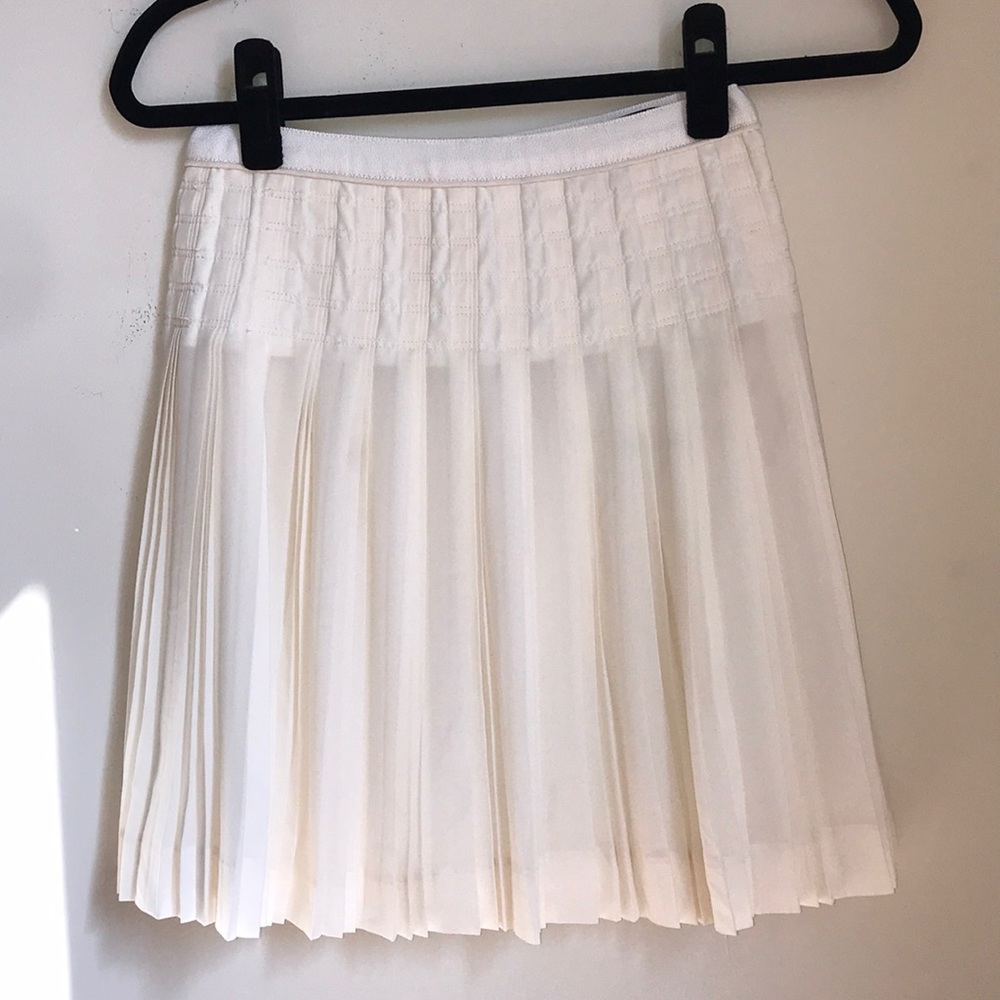 J crew pleated skirt